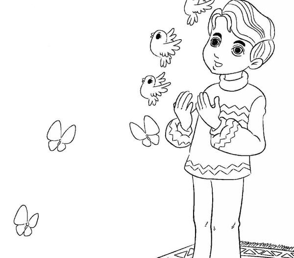 عکس نوشته شعر نماز