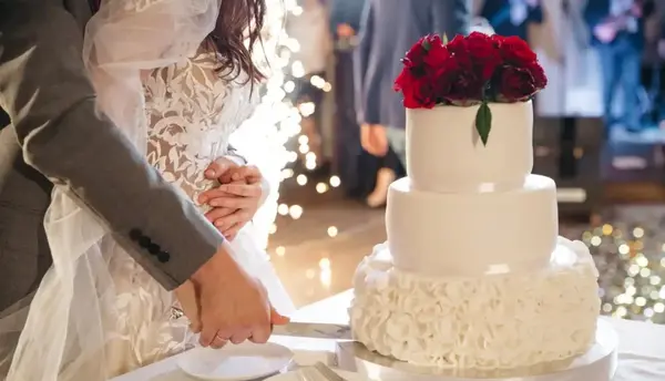 کیک عکس عروس و داماد