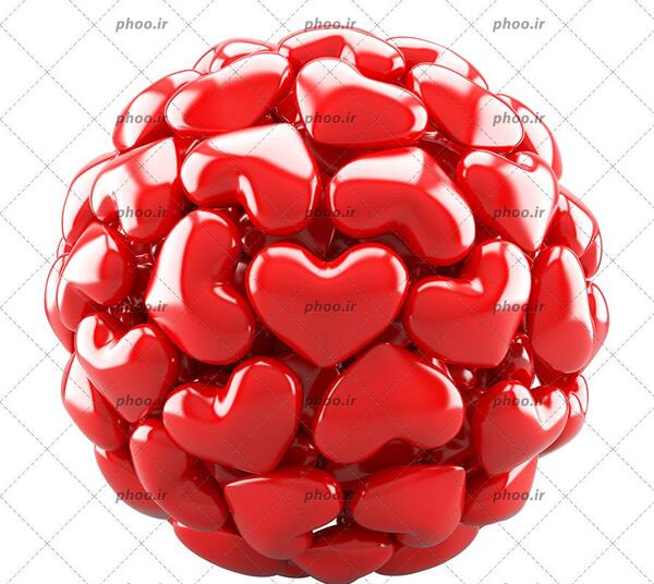 عکس قلب زیبای قرمز