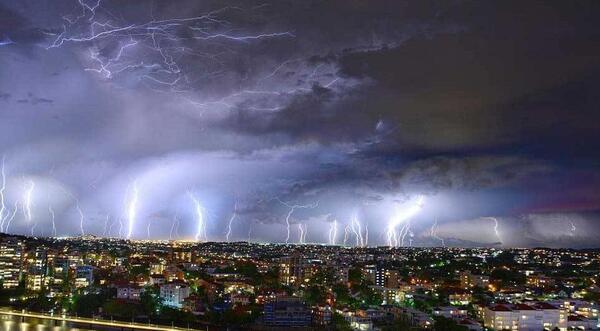 عکس باران آسمان