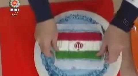 چسباندن عکس روی کیک