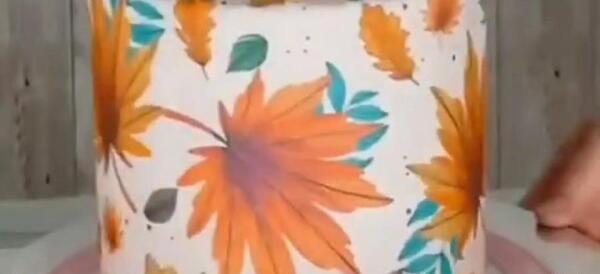 چسباندن عکس روی کیک