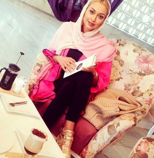 عکس با حجاب صدف طاهریان