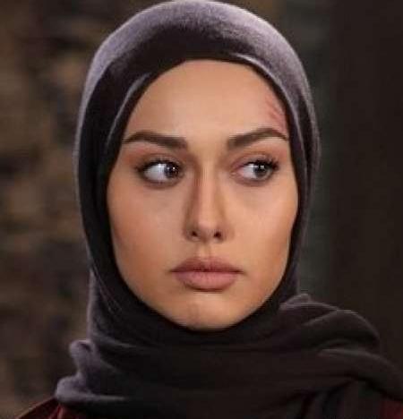 عکس با حجاب صدف طاهریان