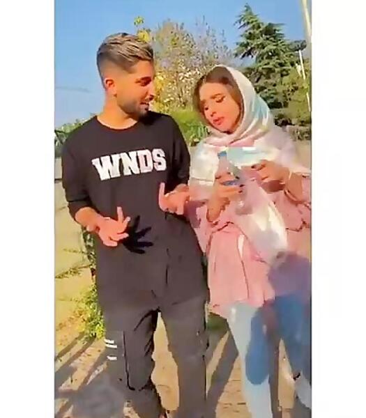 عکس نیکا و متین در کیش