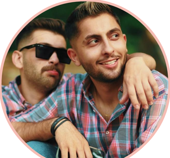 عکس نیکا و متین در کیش
