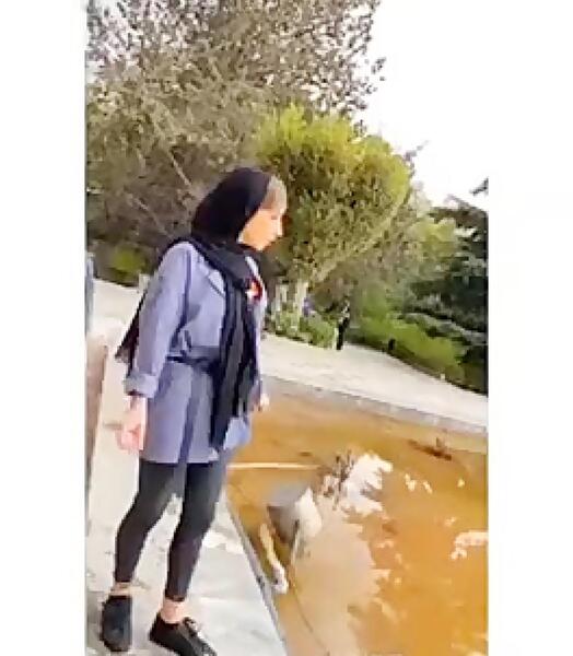 عکس نیکا و متین در کیش