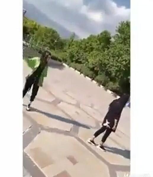 عکس نیکا و متین در کیش