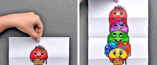 عکس ایده برای نقاشی ساده و زیبا