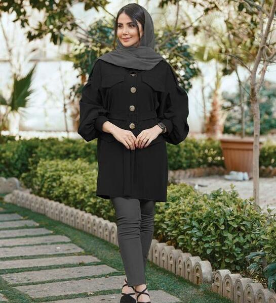 عکس مدل مانتو اسپرت جلو باز دخترانه