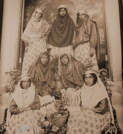 عکس زنان دوره ی قاجاریه
