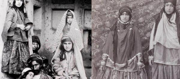 عکس زنان دوره ی قاجاریه