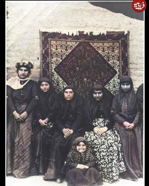 عکس زنان دوره ی قاجاریه