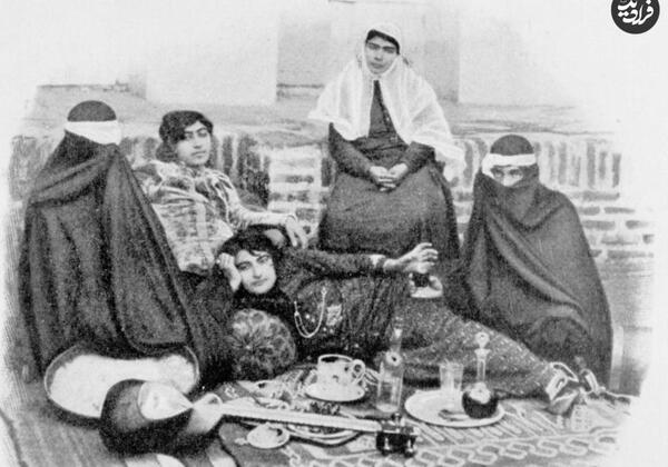 عکس زنان دوره ی قاجاریه