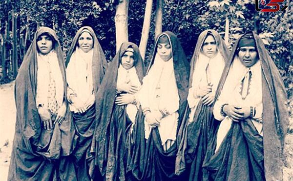 عکس زنان دوره ی قاجاریه