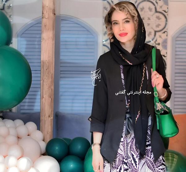 عکس نگین صدق گویا و همسرش