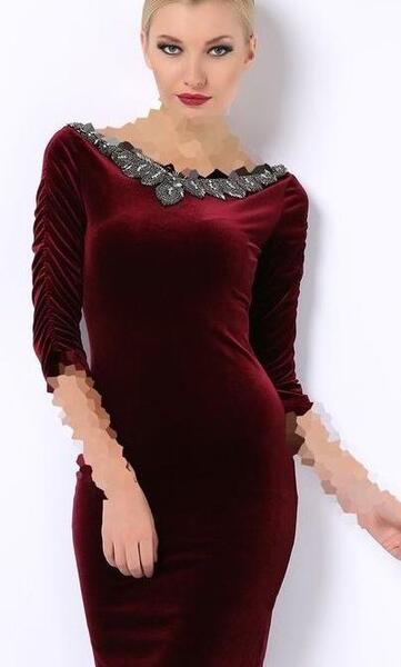 عکس لباس مجلسی کوتاه راسته زنانه