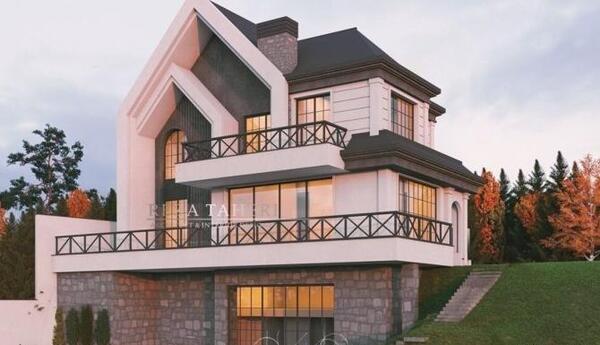 عکس ساختمان یک طبقه ویلایی