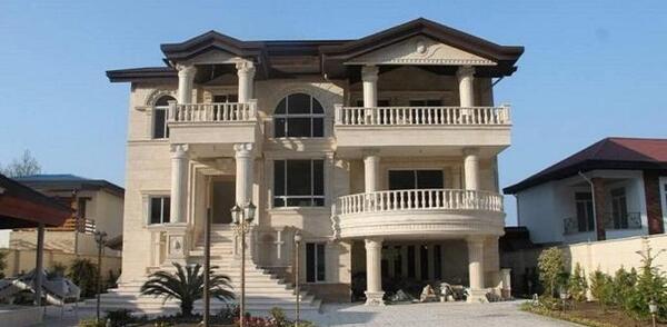 عکس ساختمان یک طبقه ویلایی