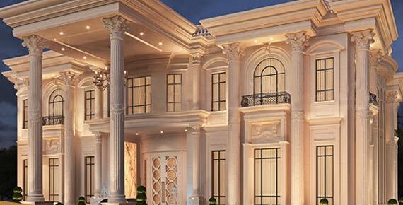 عکس ساختمان یک طبقه ویلایی