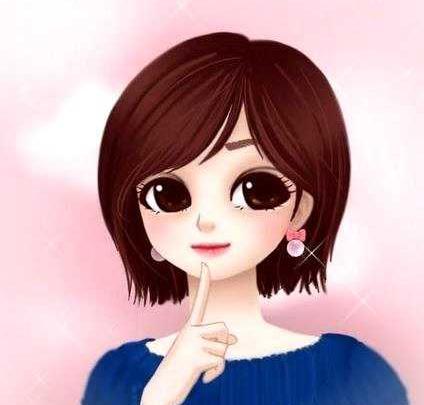 عکس پروفایل دخترونه کارتونی ساده