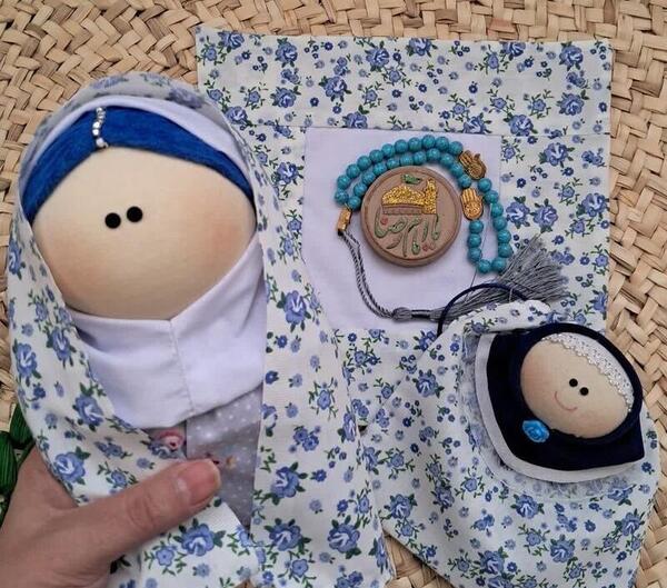 عکس عروسک چادری