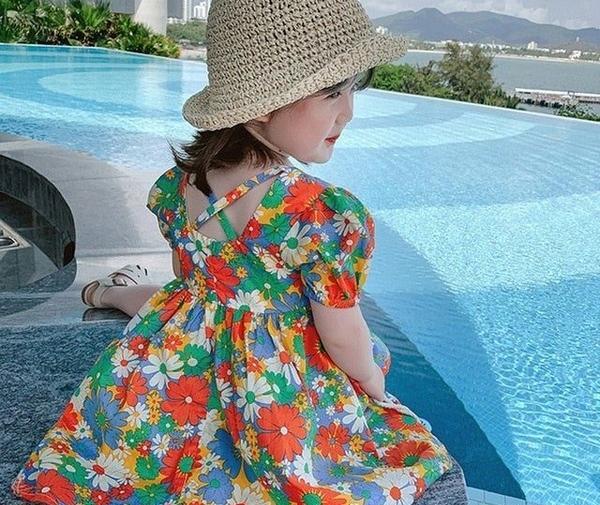 عکس پیراهن نخی دخترانه