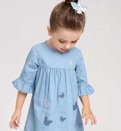 عکس پیراهن نخی دخترانه