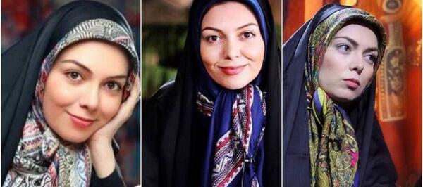 عکس بدون چادر آزاده نامداری