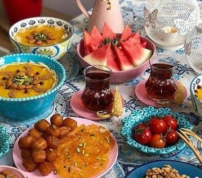 عکس سفره افطاری ماه رمضان