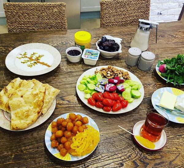 عکس سفره افطاری ماه رمضان