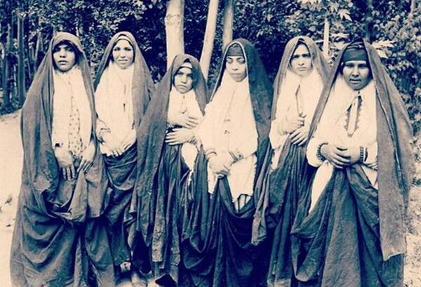 عکس مدل لباس زنان قاجار
