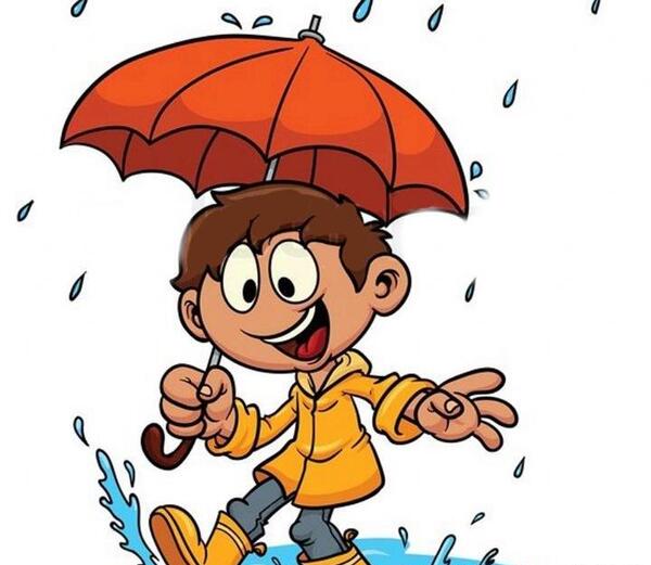 عکس بارش کارتونی