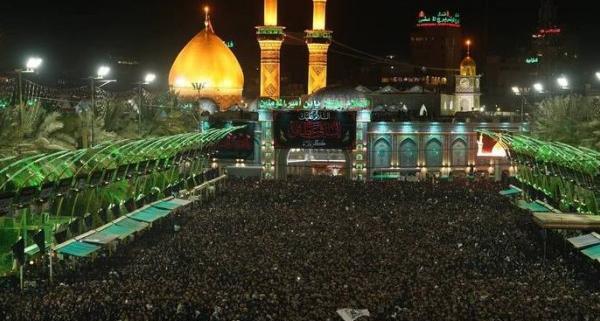 عکس تصویر بین الحرمین در شب