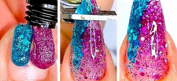 عکس ژلیش ناخن دخترانه عروسکی