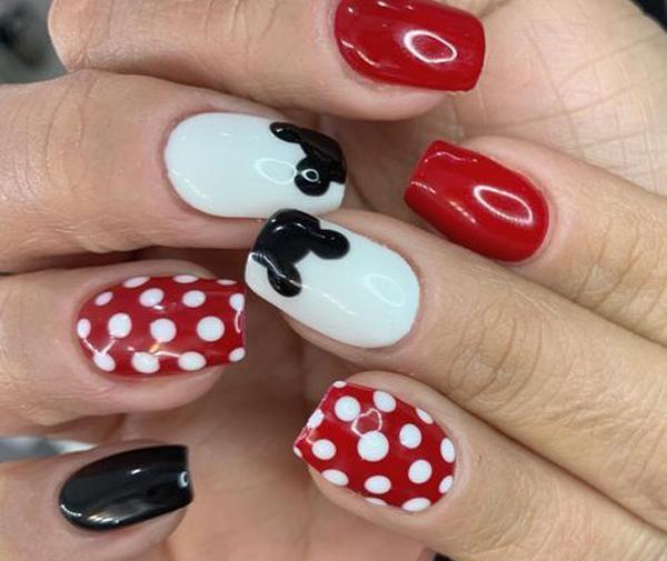 عکس ژلیش ناخن دخترانه عروسکی