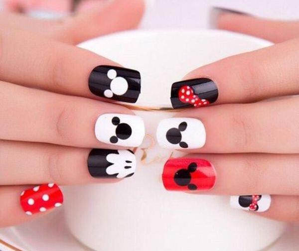 عکس ژلیش ناخن دخترانه عروسکی