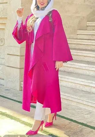 عکس مدل مانتو جلو باز سال ۱۴۰۰