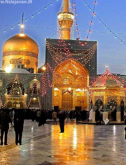 عکس حرم امام رضا برای آتلیه