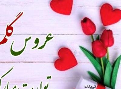 عکس تولدت مبارک هم عروس گلم