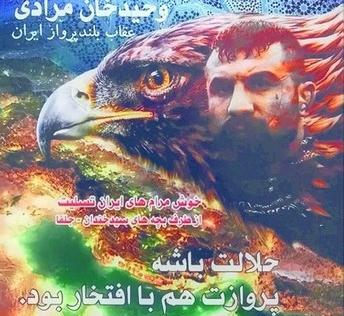 عکس صورت وحید مرادی