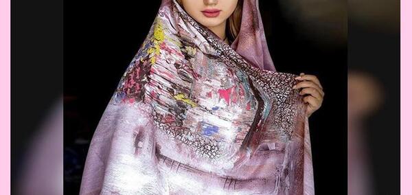 عکس شال طرح دار دخترانه