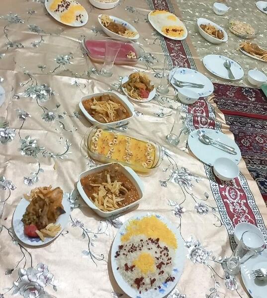 عکس سفره دعوتی