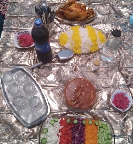 عکس سفره دعوتی