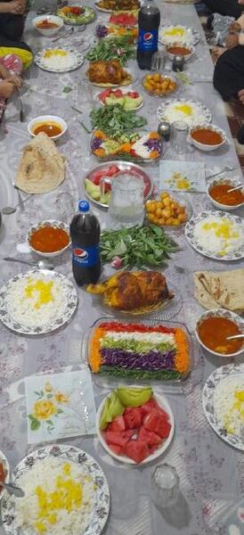عکس سفره دعوتی