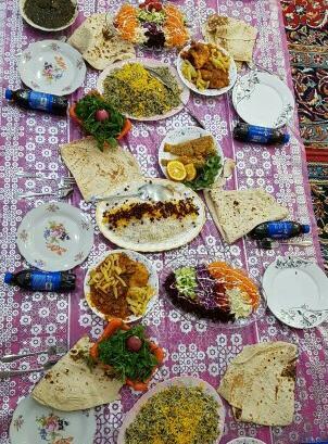 عکس سفره دعوتی