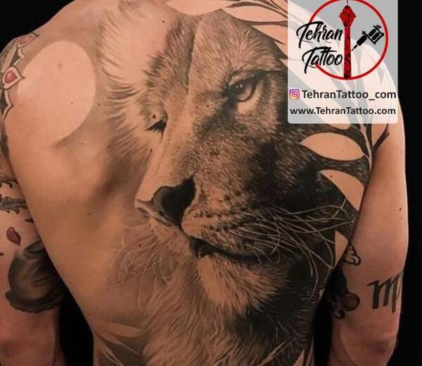 عکس تاتو چشم روی بدن