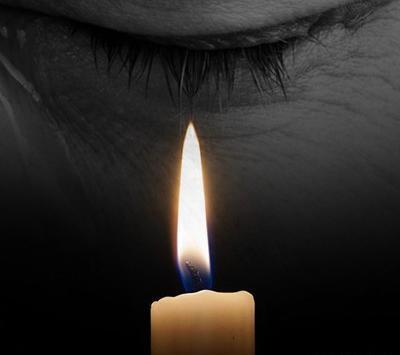 عکس از شمع سیاه
