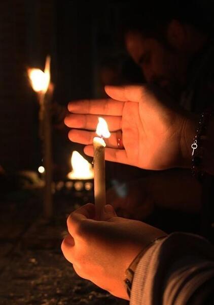 عکس از شمع سیاه