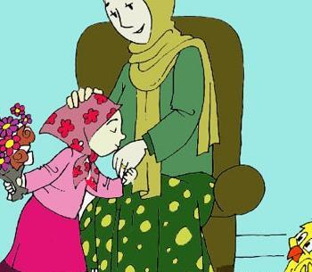 عکس مادر نقاشی